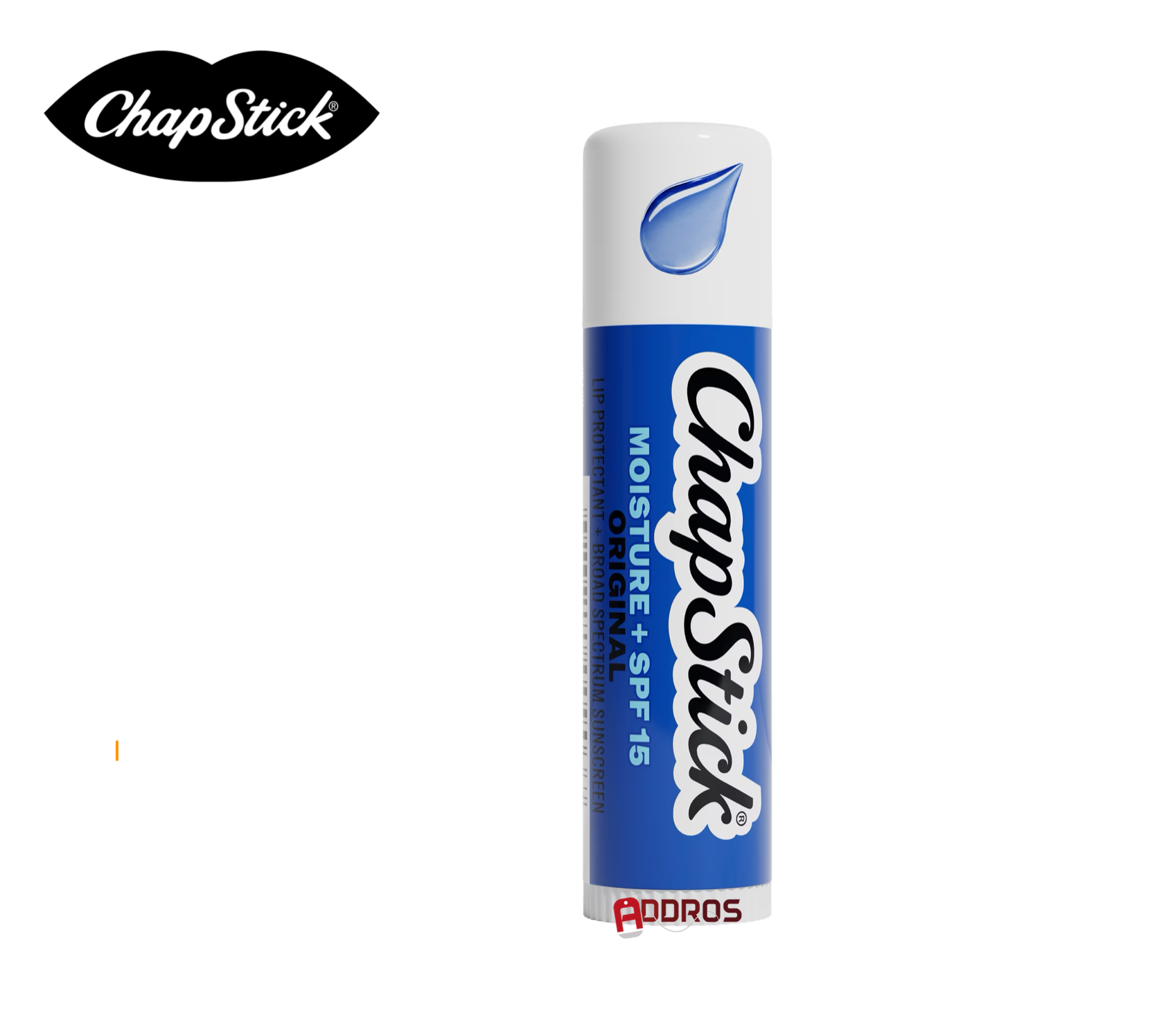 ChapStick Moisturizer Original Lip Balm Tube, SPF 15, 0.15 oz (1-Pack)
